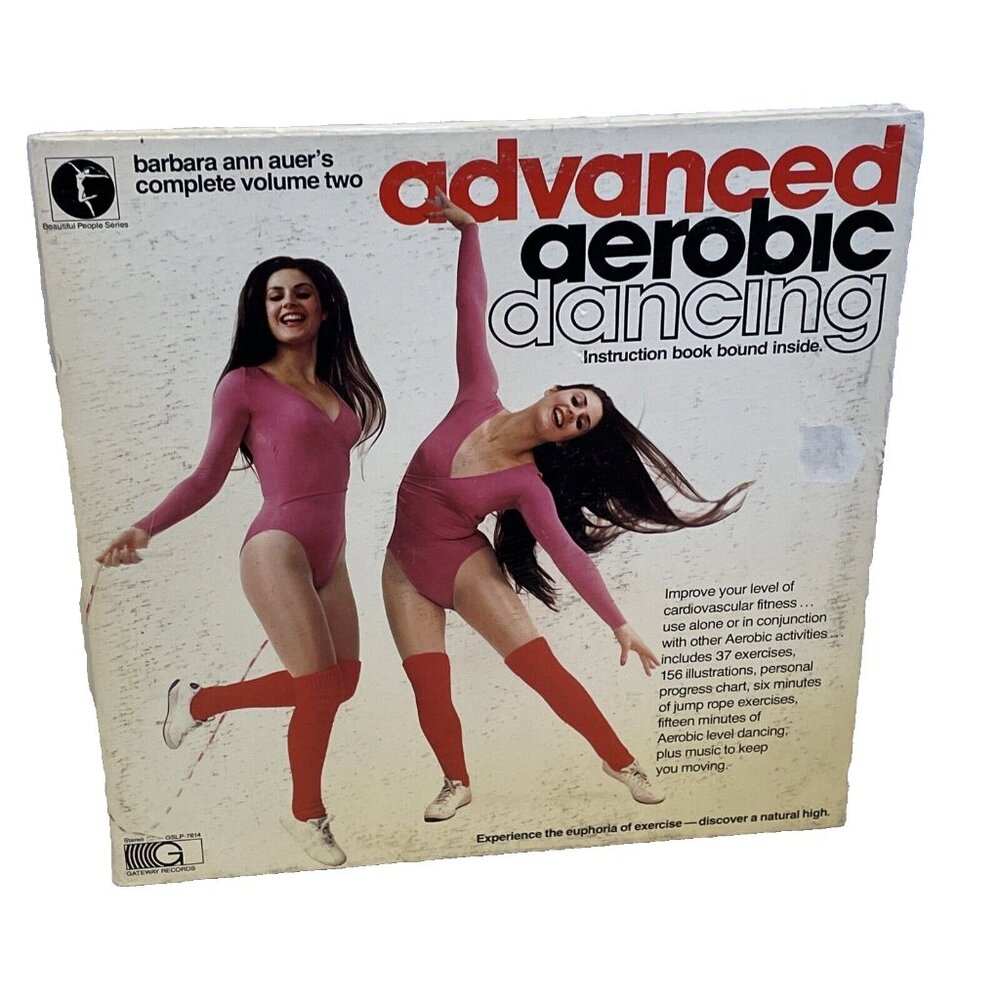 Barbara Ann Auer Advanced Aerobic Dancing (Vinyl, 1982) Gateway GSLP-7614 NM LP